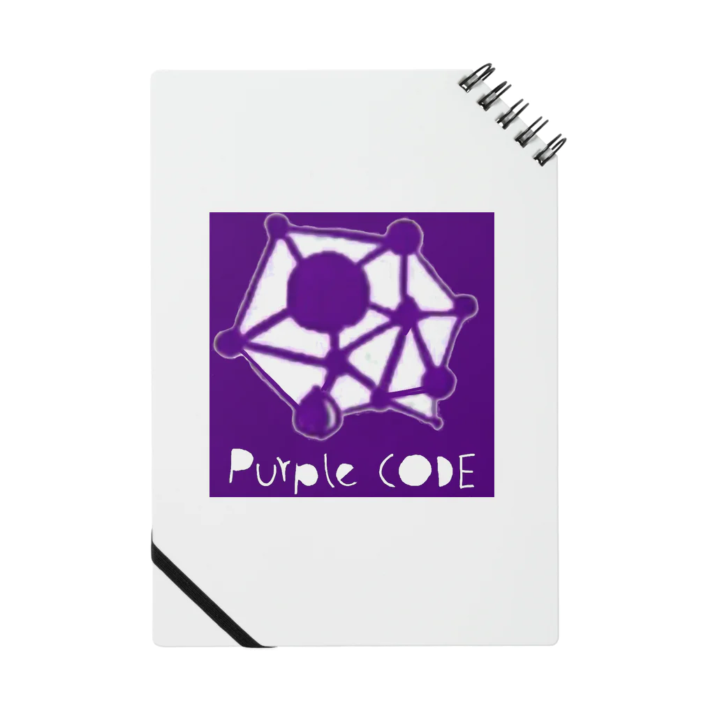 NPO法人 Purple CodeのPurple  Code 手描きロゴ ノート