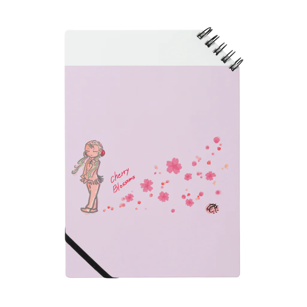 LadybugcolorのCherry Blossoms Notebook
