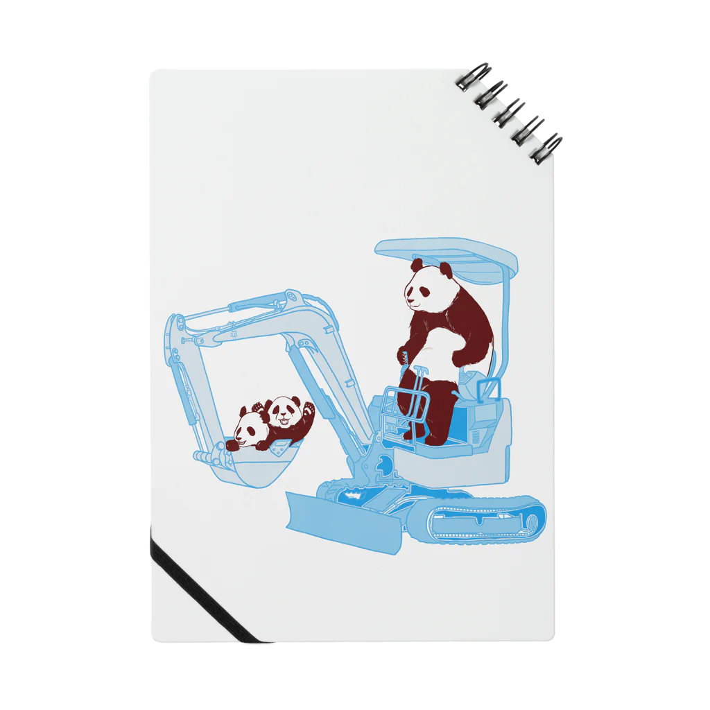 N谷スタジオのパンダの親子 ノート