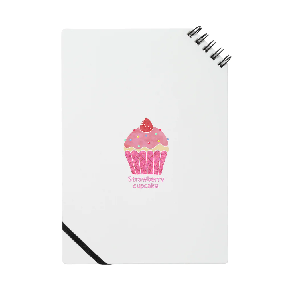 月菜のイチゴのカップケーキ Notebook