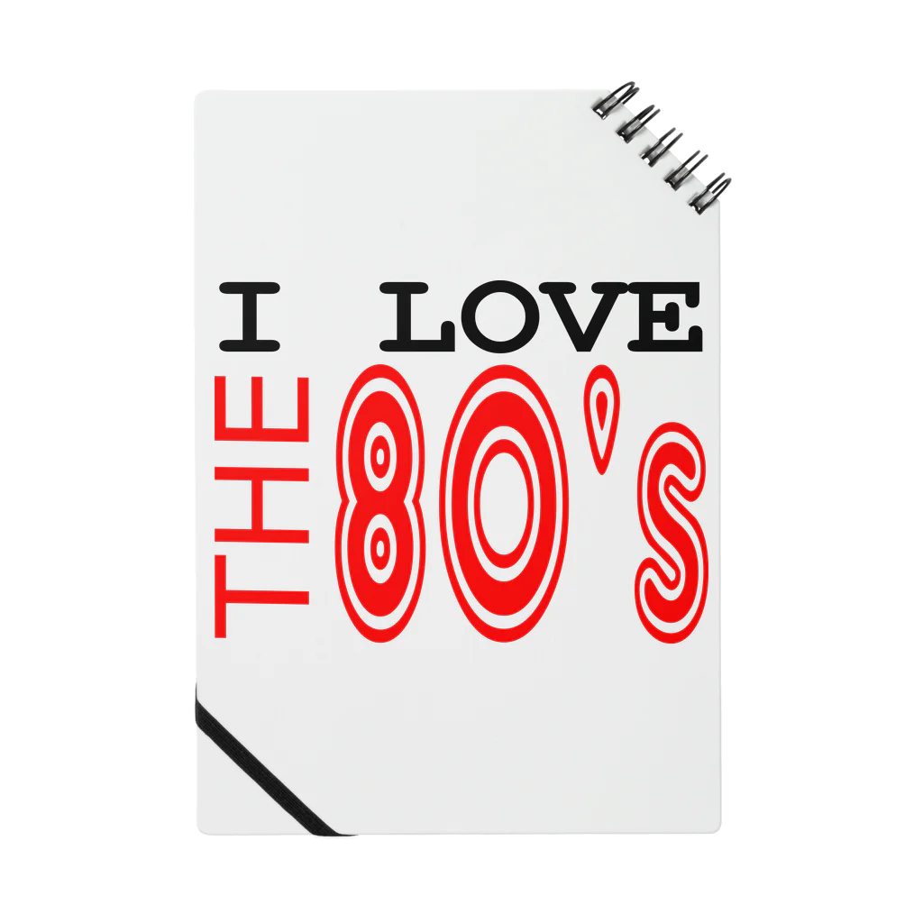 Pat's WorksのI LOVE THE 80's ノート