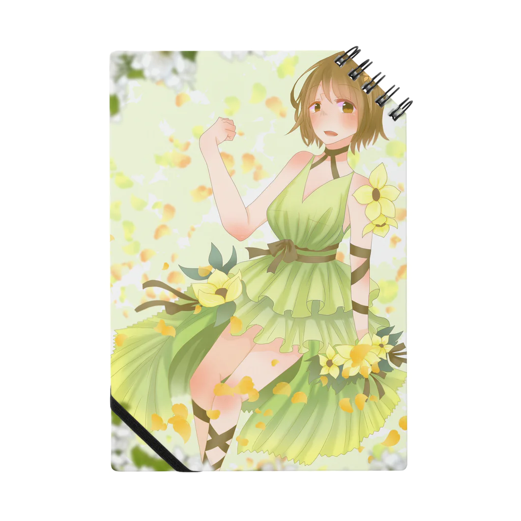 邑(むら)のお花の女の子 ノート