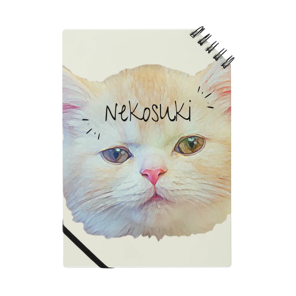 manimaniko  くるおしい猫の店のくるおしい顔面シリーズ Notebook