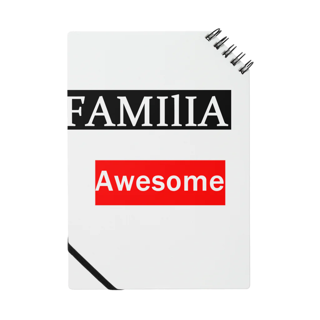 FAMIlIAのFAMIlIA 『Awesome』ノートブック Notebook