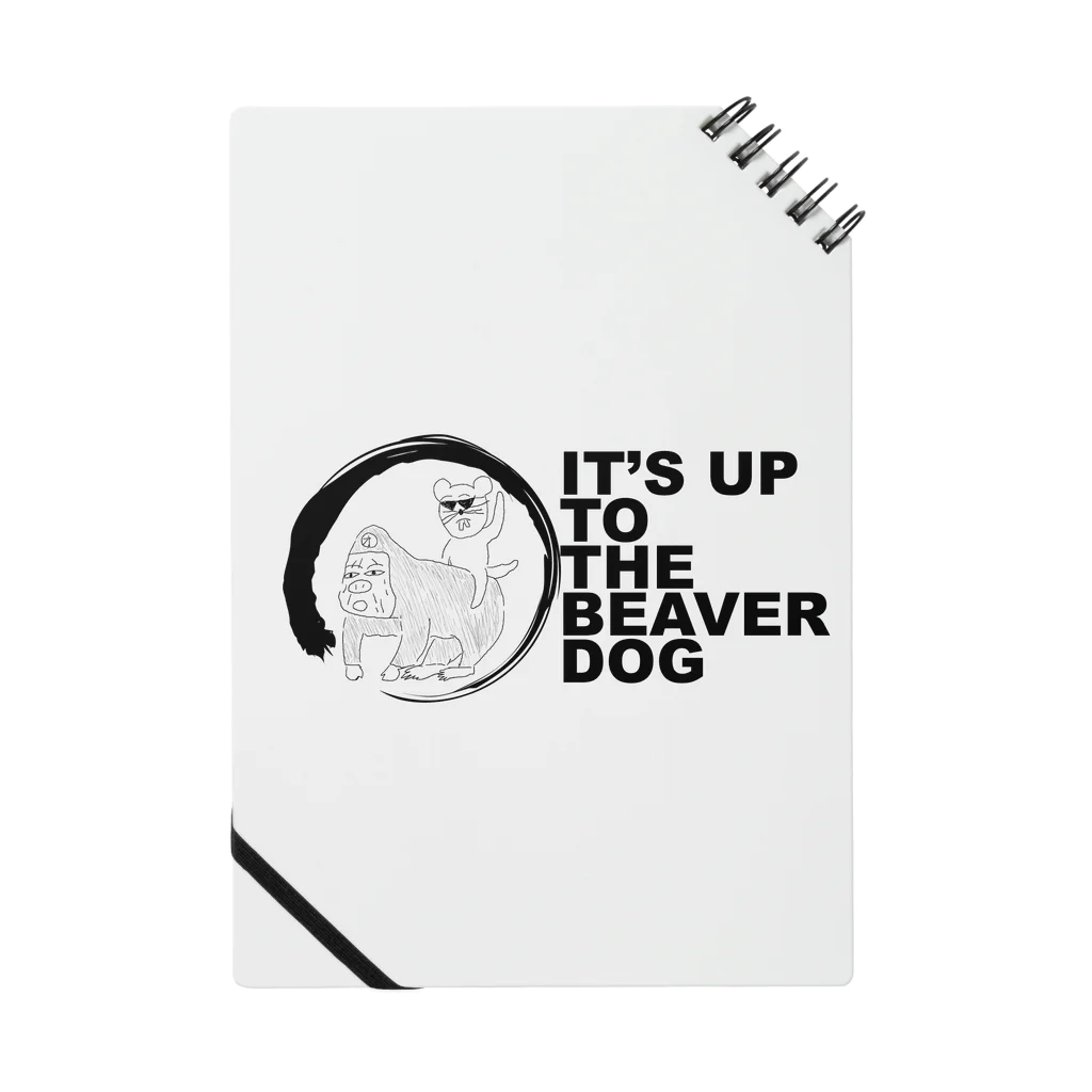 WAVVO ShopのIT'S UP TO THE BEAVER DOG ノート