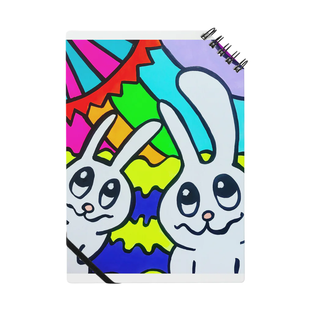 kura_shop🌈の虹うさぎカップル🌈🐇 Notebook