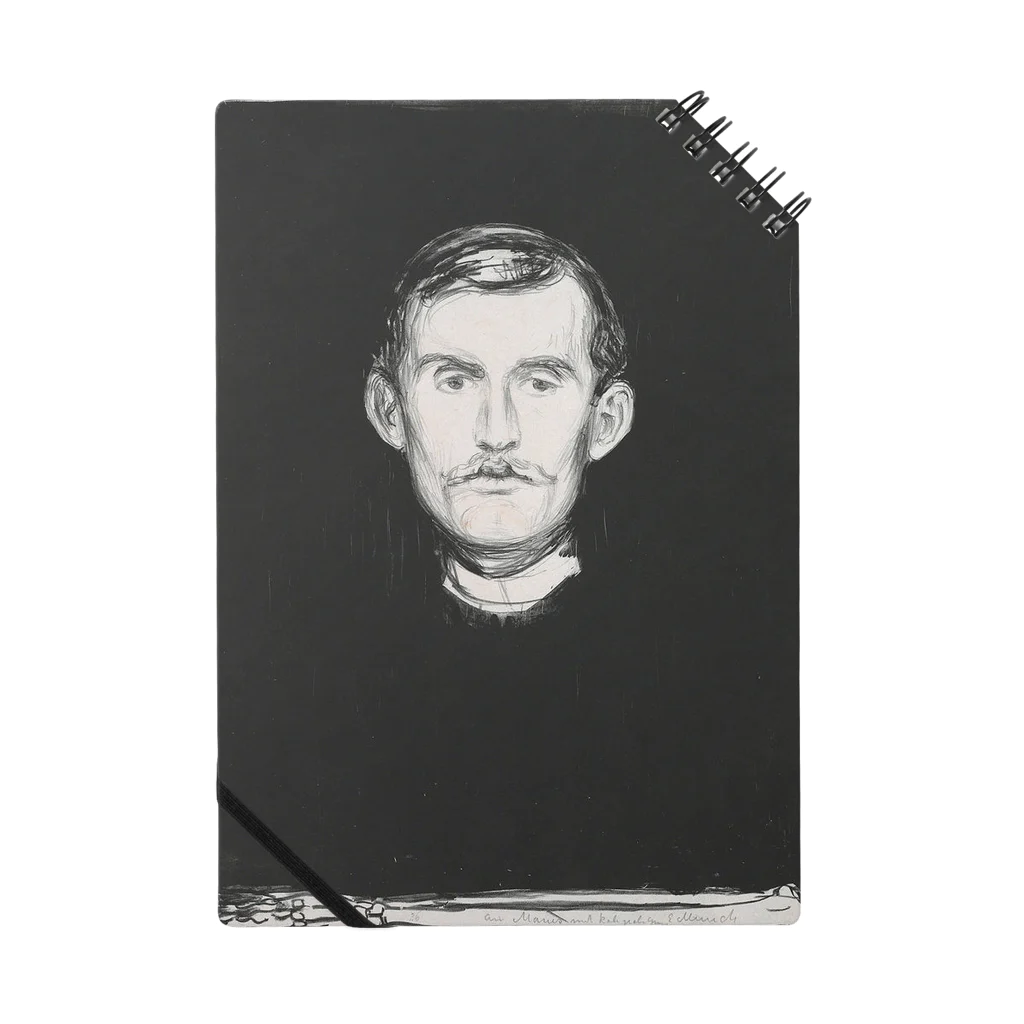 Art Baseのムンク / 1896 / Self-Portrait I / Edvard Munch Notebook