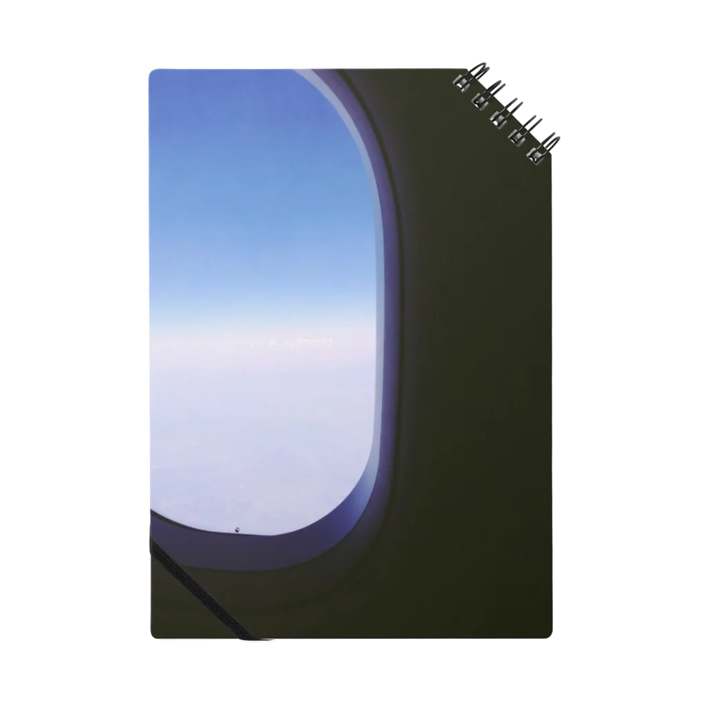 preppの飛行機の窓 Notebook