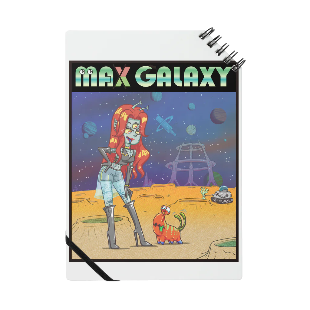 nidan-illustrationのMAX GALAXY ノート