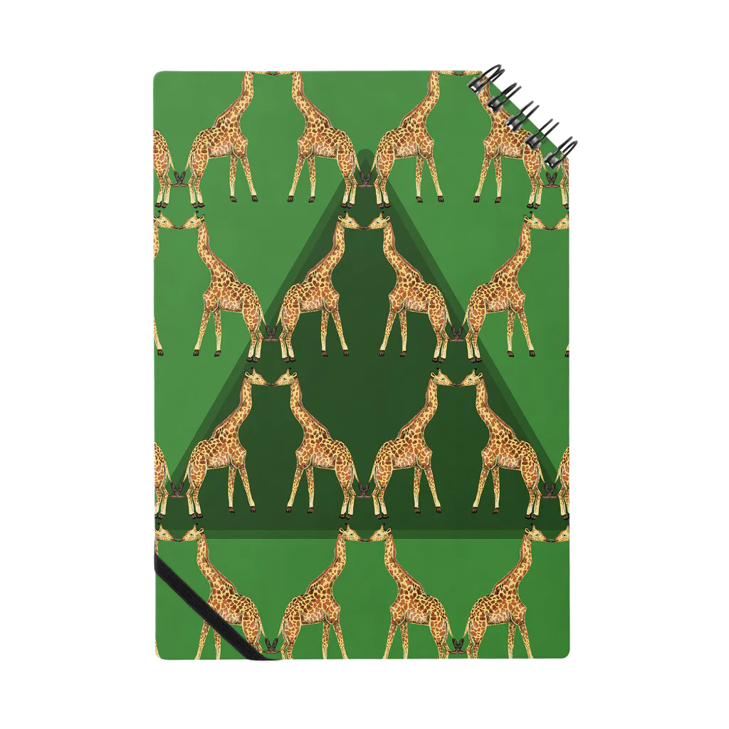 Tania NobukovskiのKISSING GIRAFFES Notebook