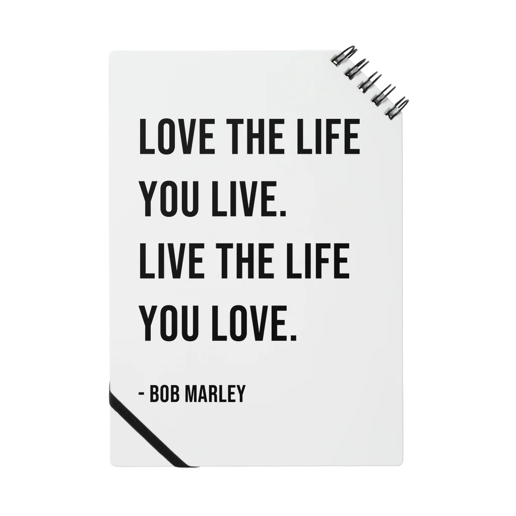 hello!!masterpieceのHello BoB Marley `LOVE LIFE!!` Notebook