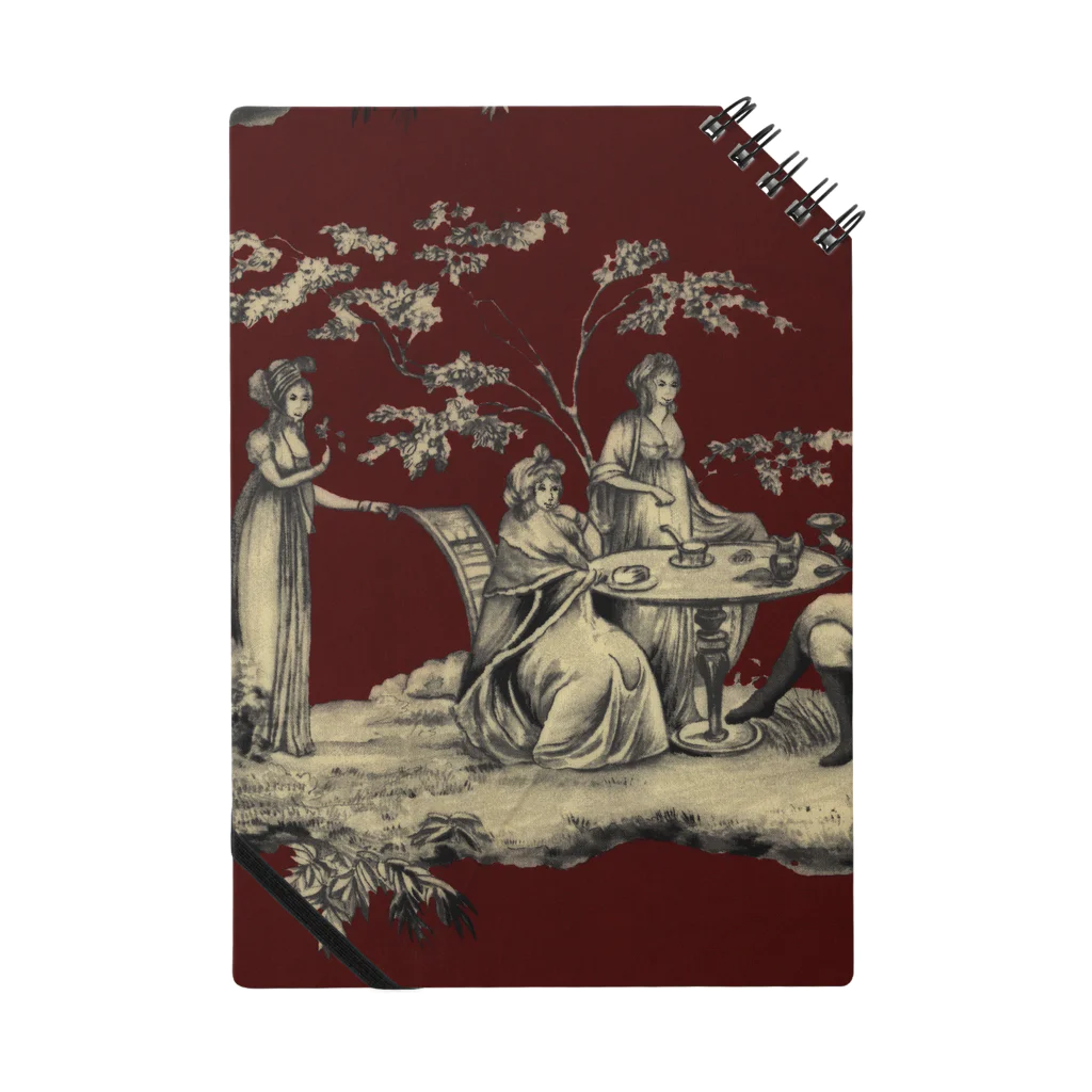 J. Jeffery Print Galleryのトワルドジュイ Toile de Jouy Notebook