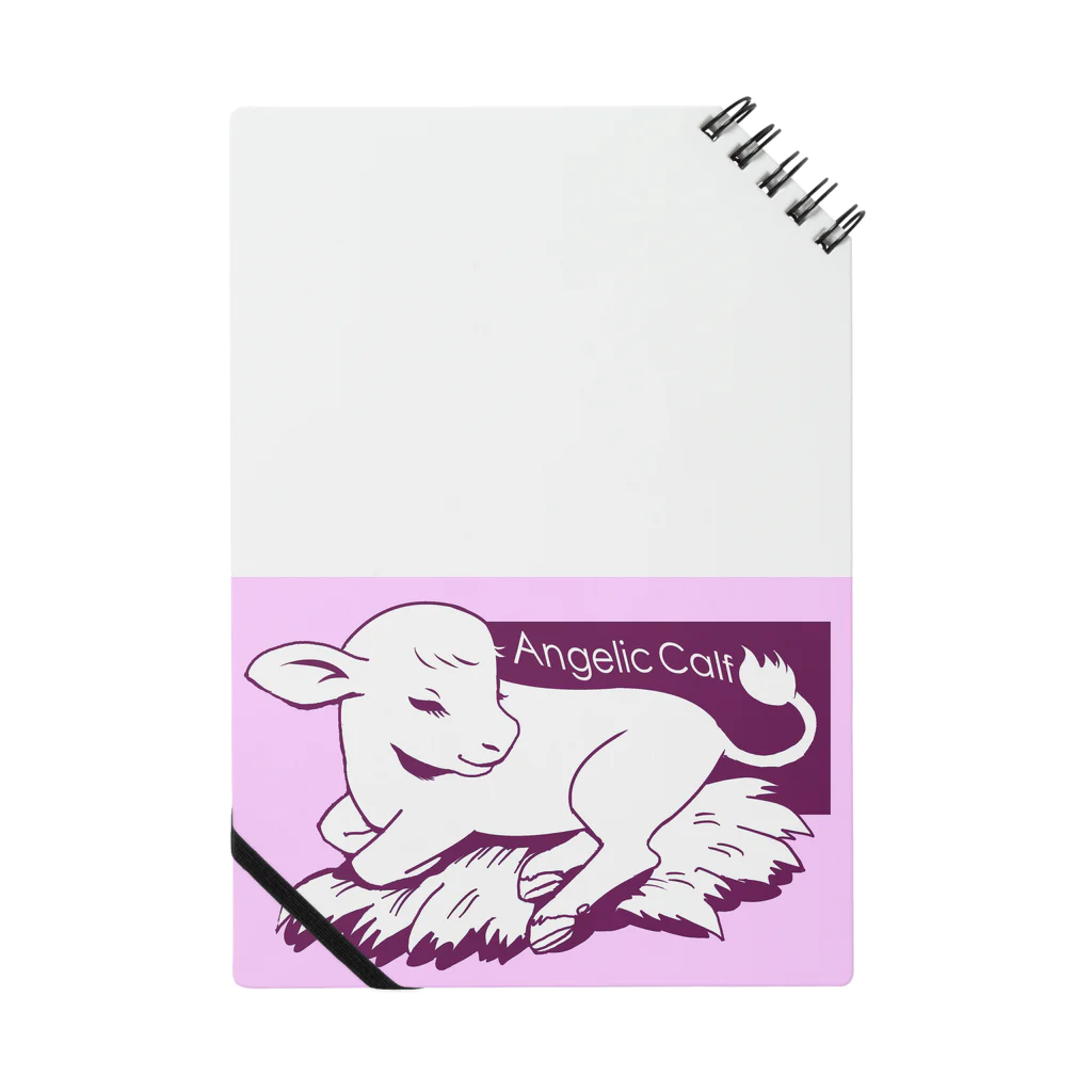 うしちゃんグッズのAngelic Calf　ピンク Notebook