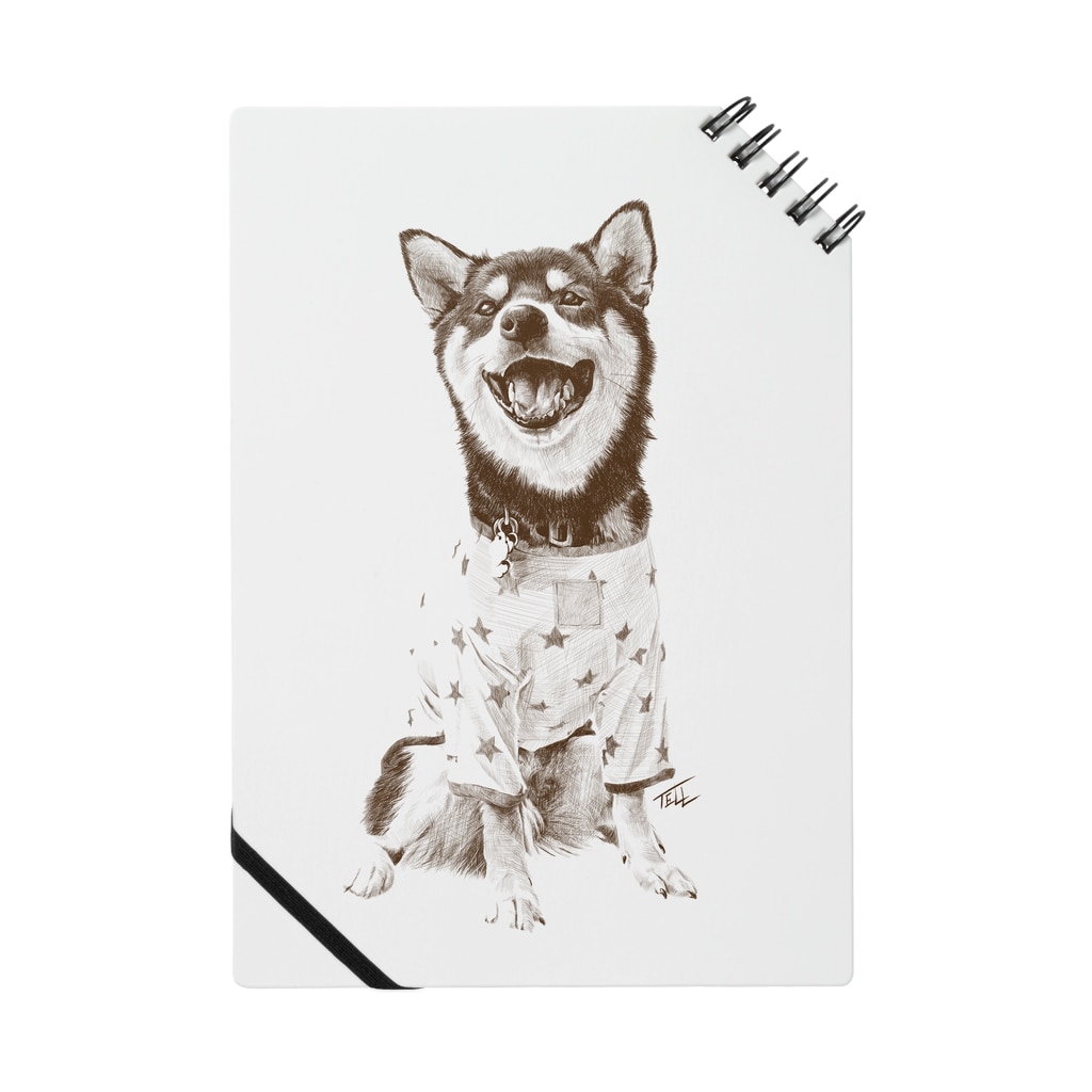 犬絵ペン画 柴犬 1 愛犬描処 プルーデンス Prudence のノート通販 Suzuri スズリ
