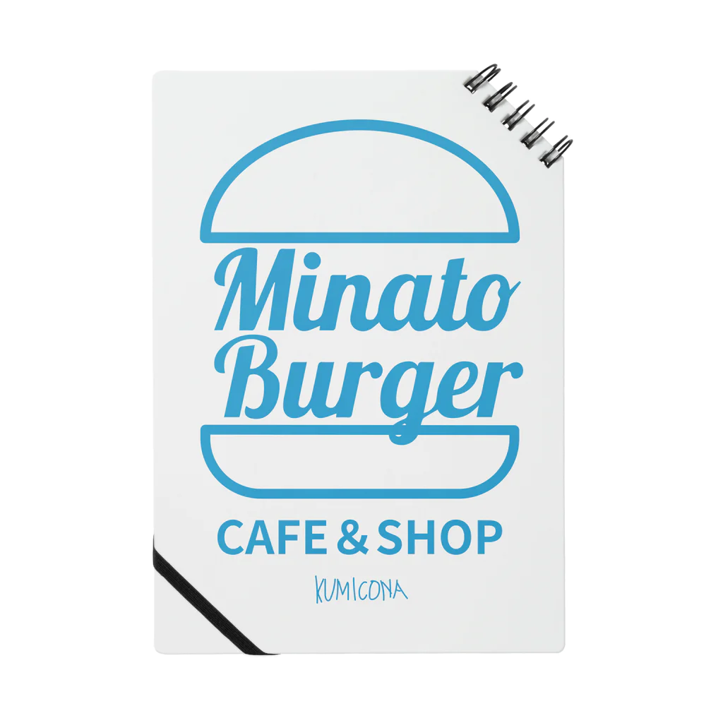 kumiconaShopのミナトバーガー_ロゴグッズ(MinatoBurger) ノート