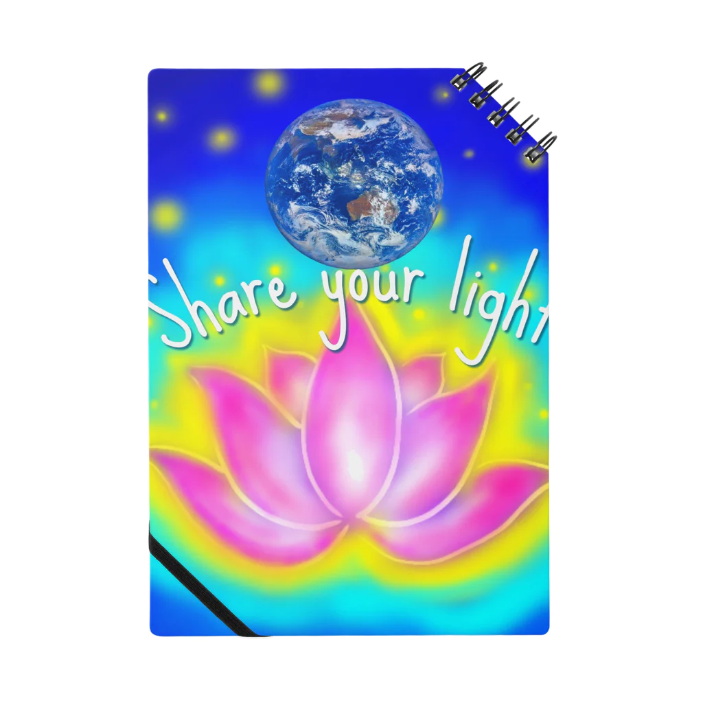 Colorful LeafのShare your light Notebook