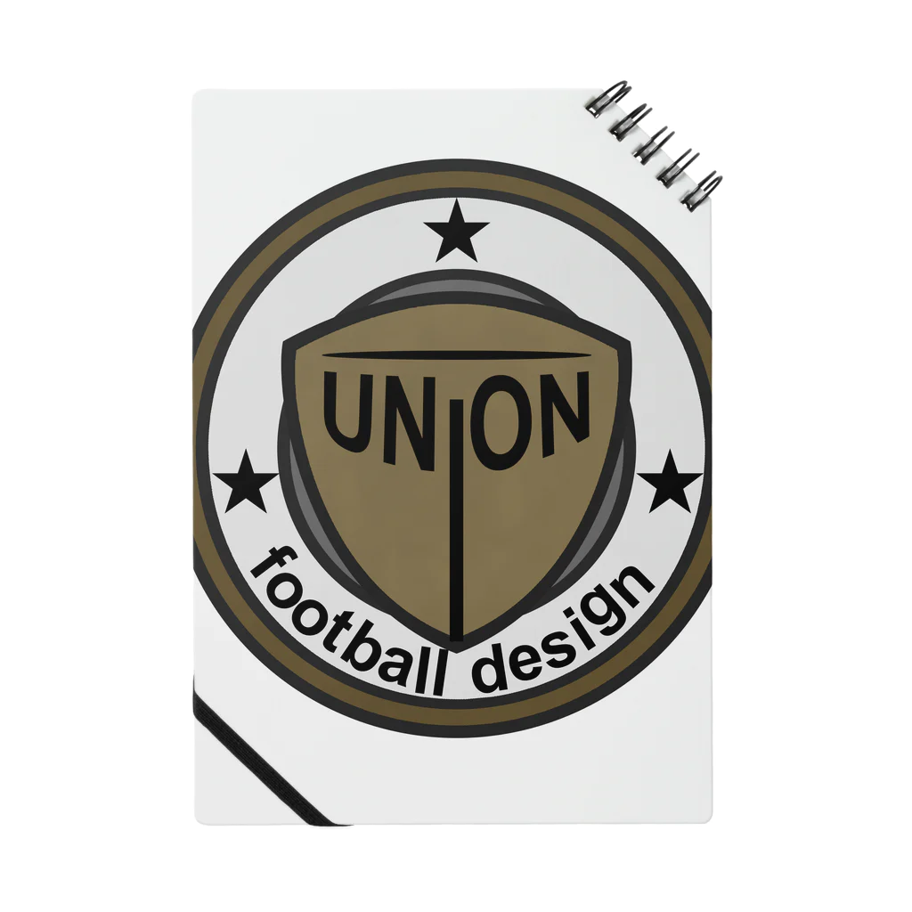 union football designのunion football design Notebook