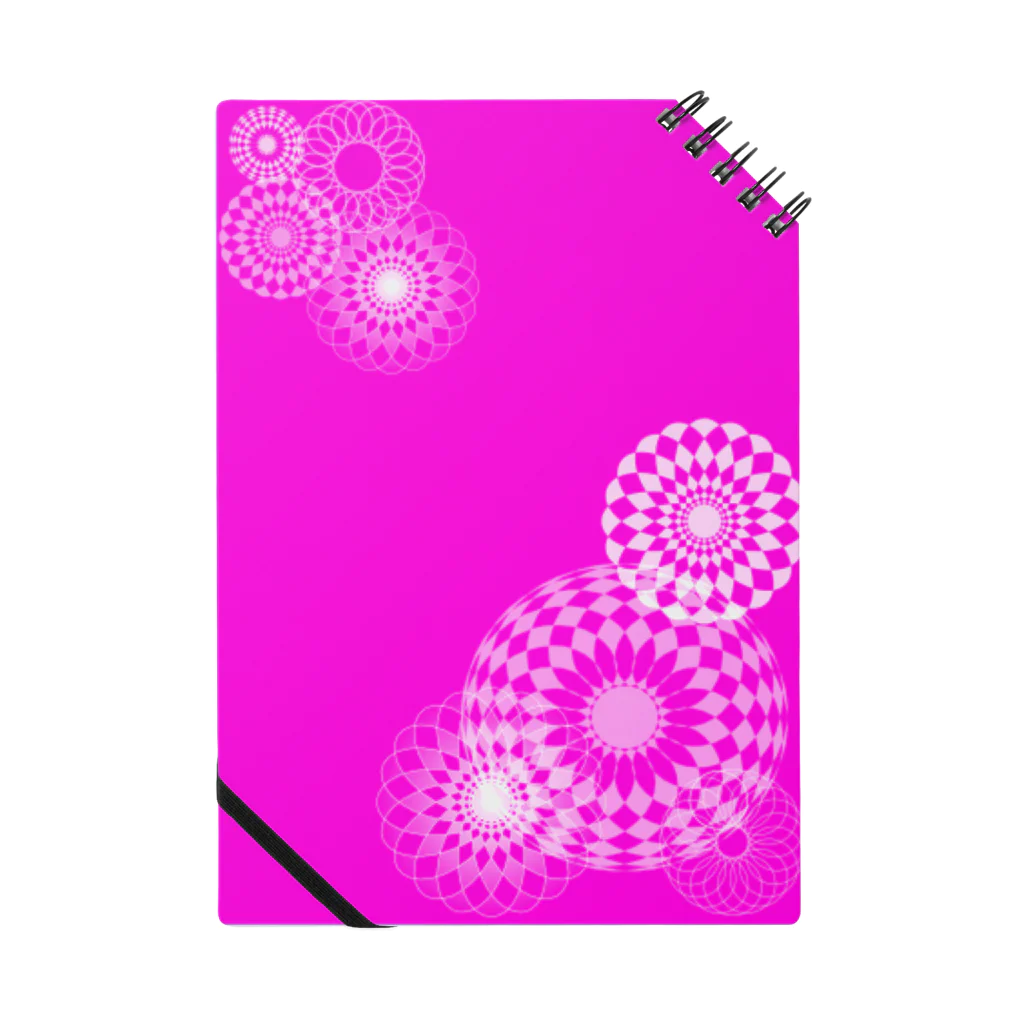 zucchyのpink swirls Notebook