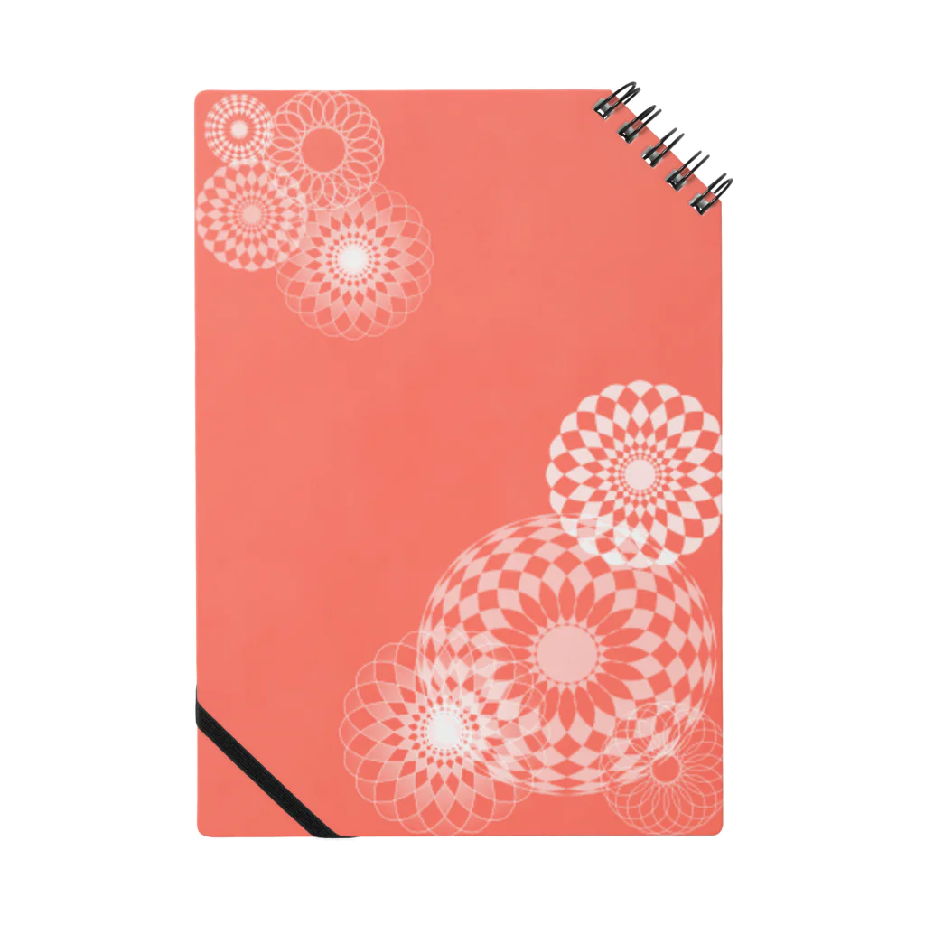 zucchyのorange swirls Notebook