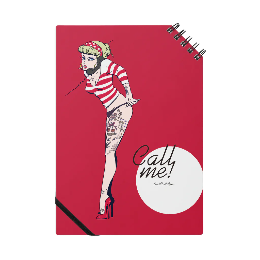 エンドーハイロウ (イラストレーター)のCall me! Notebook