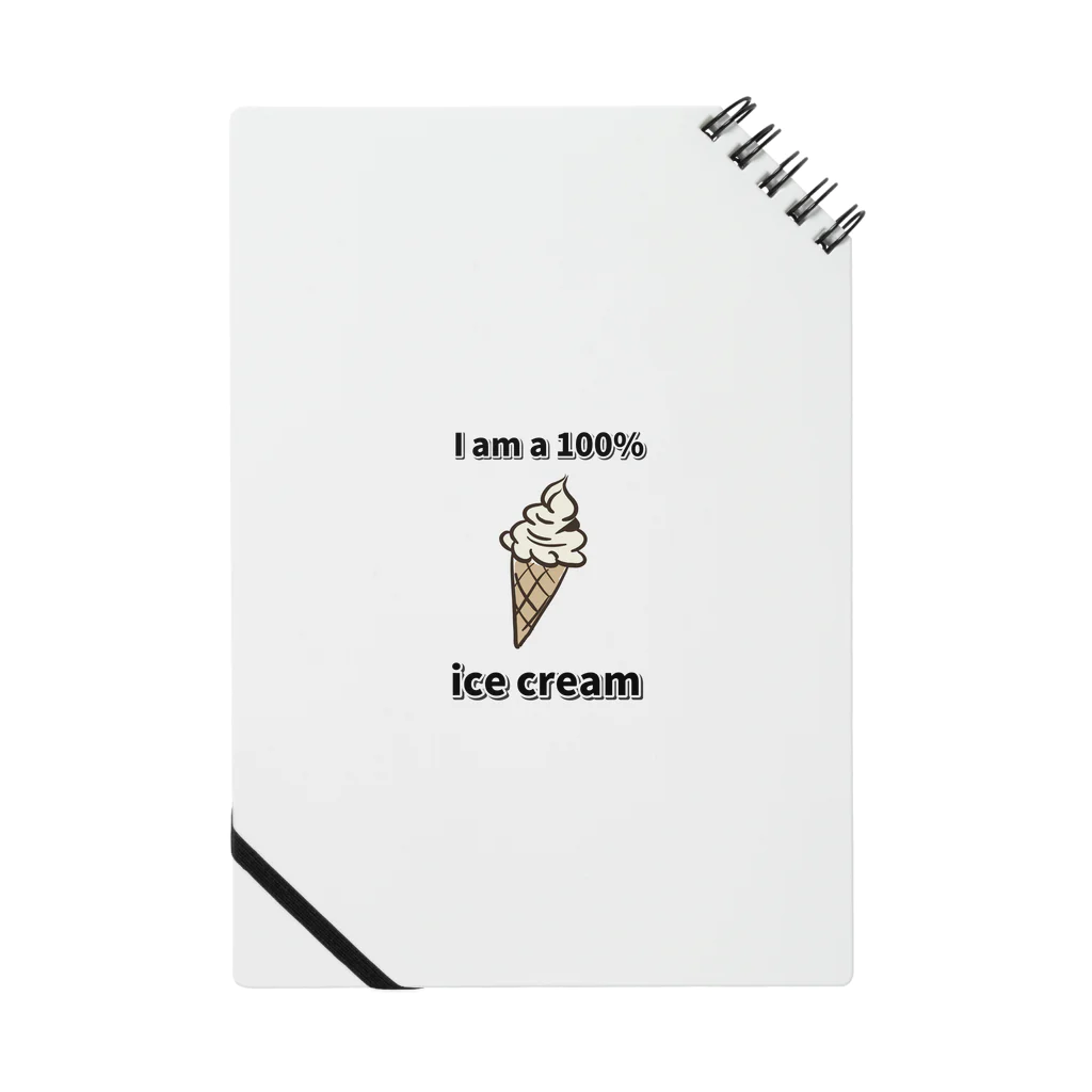 来治郎のアイスクリーム100% Notebook