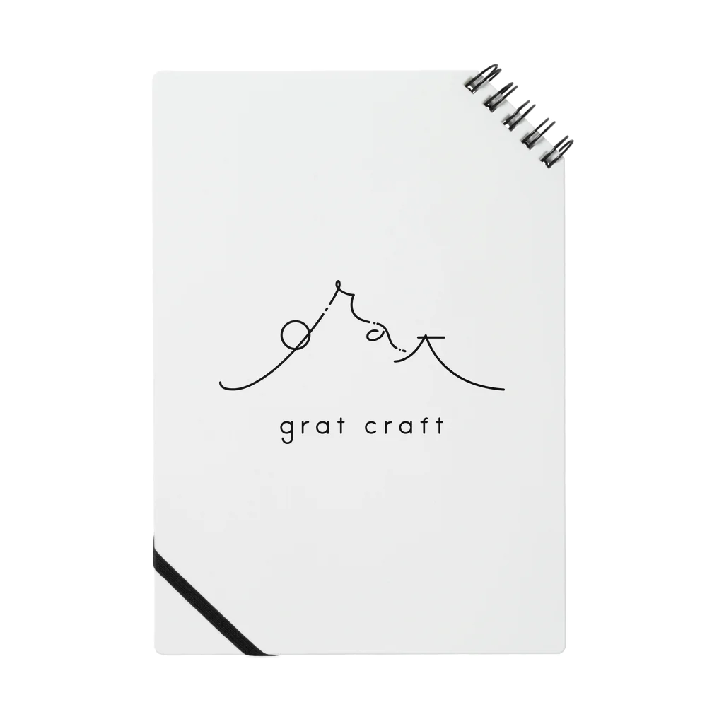 grat craftのGratcraft Logo BLK ノート