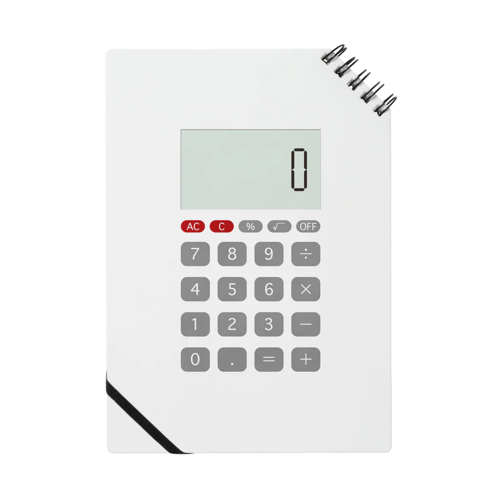 無彩色デザイン販売所のCalculator / 電卓 ノート