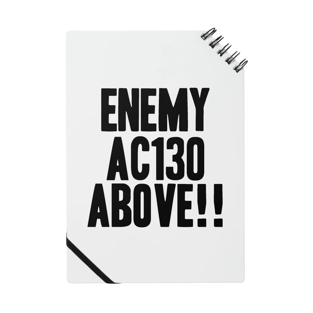 EAA!! Official StoreのEnemy AC130 Above!!（white） ノート