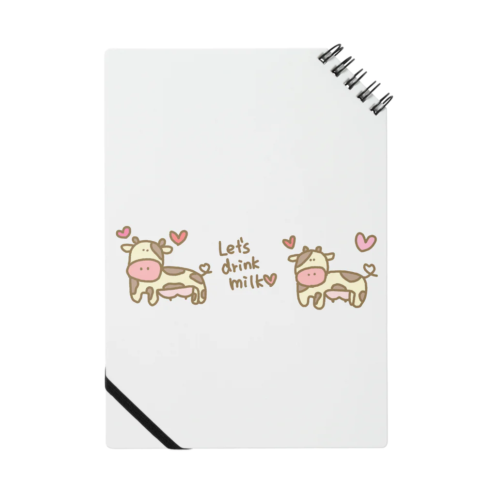 👓ぷんちん📷@LINEスタンプや絵文字販売中🐷のモーモーウシのモーモーちゃん Notebook