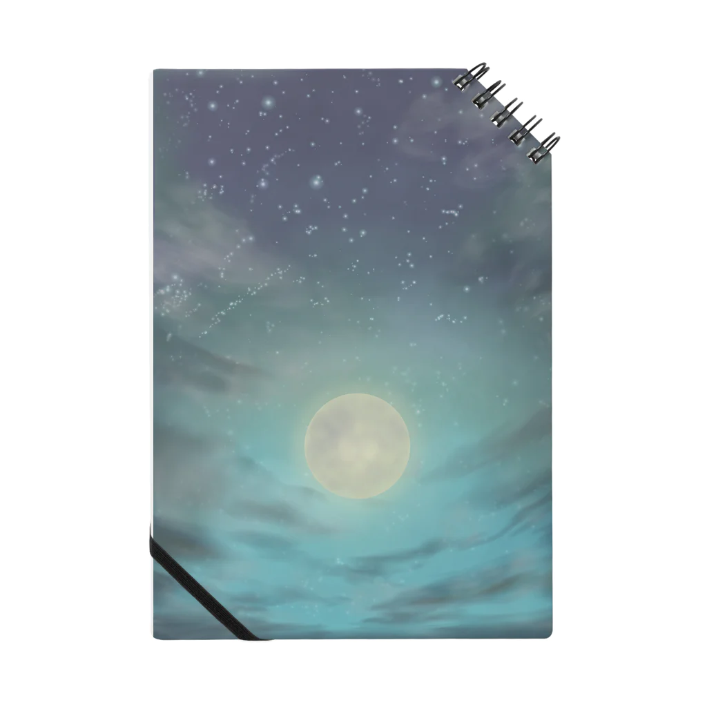 blueHawaiiのcold moon Notebook