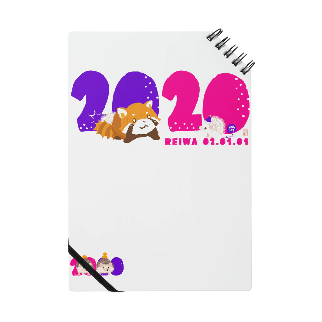 LittleLoroの令和 子年 干支 2020 ハリネズミ年 Notebook