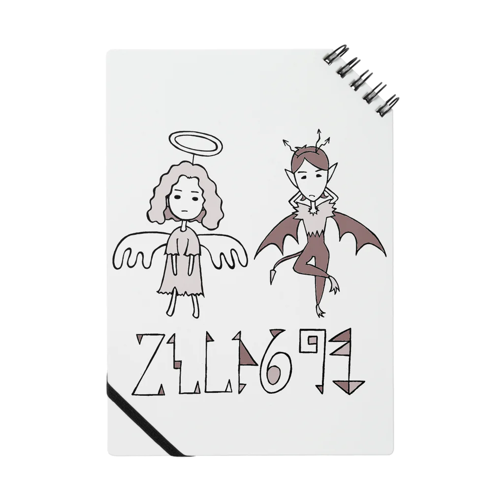OMENYAの天使さんと悪魔さん(ロゴ入り①) ノート