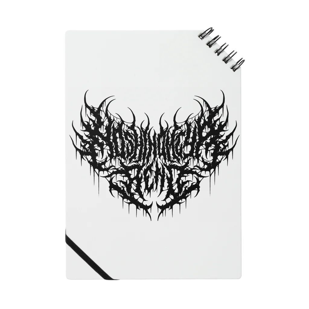 星ノ宮れの💫の星ノ宮れの ロゴ(黒) 小物類 Notebook