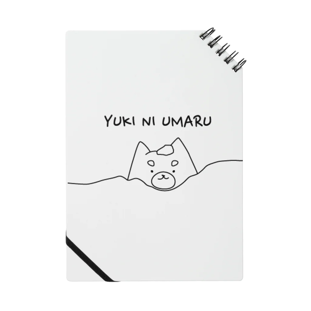 おみせやさんのYUKI NI UMARU Notebook