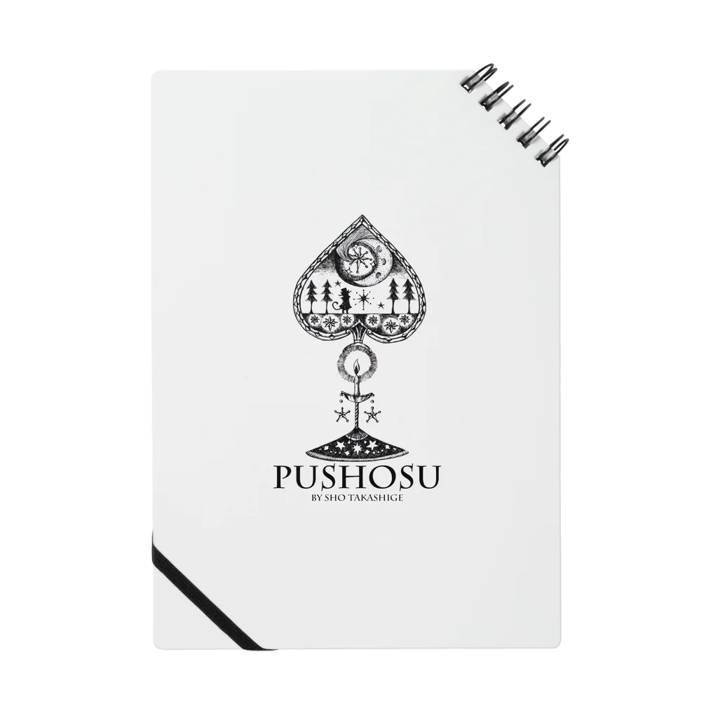 高重翔/PUSHOSUのCAT WIZARD(A-2) Notebook