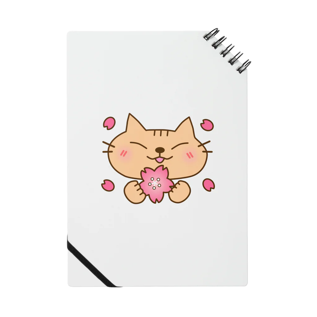 eigoyaの桜と茶トラ猫 Notebook