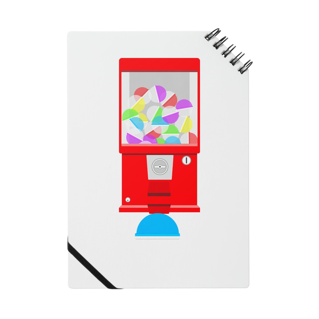 ガチャガチャマシーンのイラスト 赤 カプセル付き Notebook By Illust Designs Lab Suzuri ガチャガチャマシーンのイラスト 赤 カプセル付き Notebook By Illust Designs Lab Suzuri