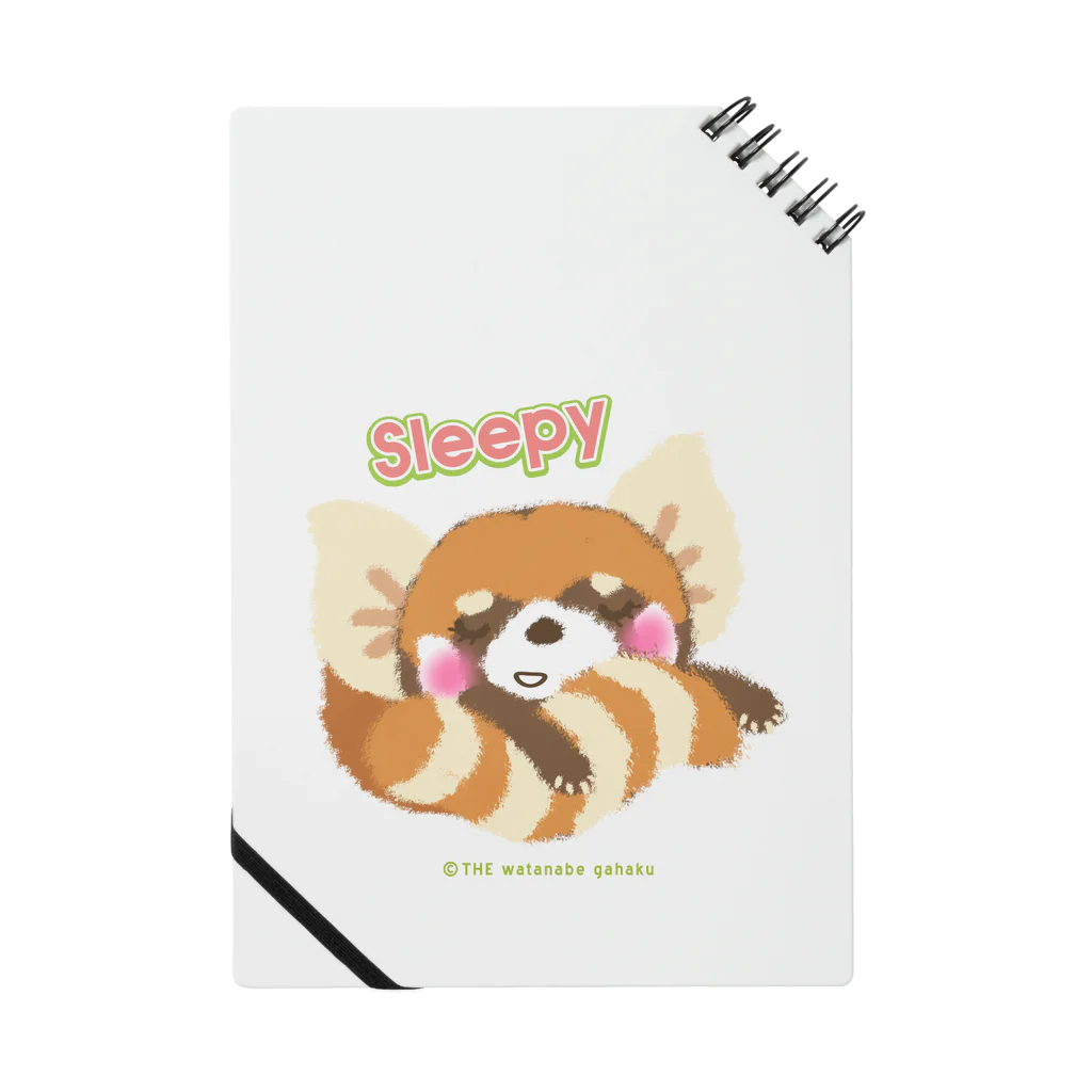 ザ・ワタナバッフルの大耳のレッサーパンダ "Sleepy" ノート