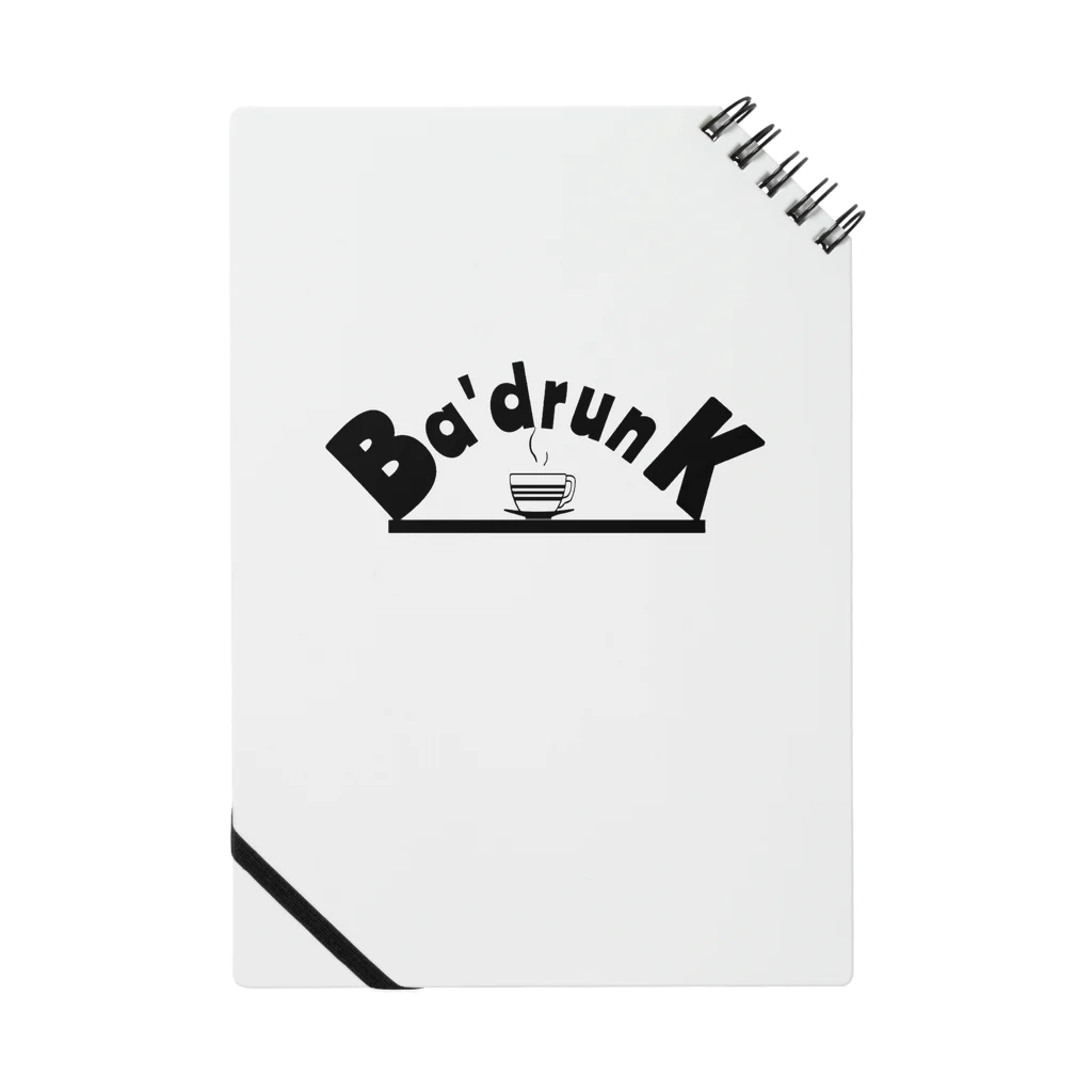 Ba'drunkのBa'drunk newブランドロゴシリーズ Notebook