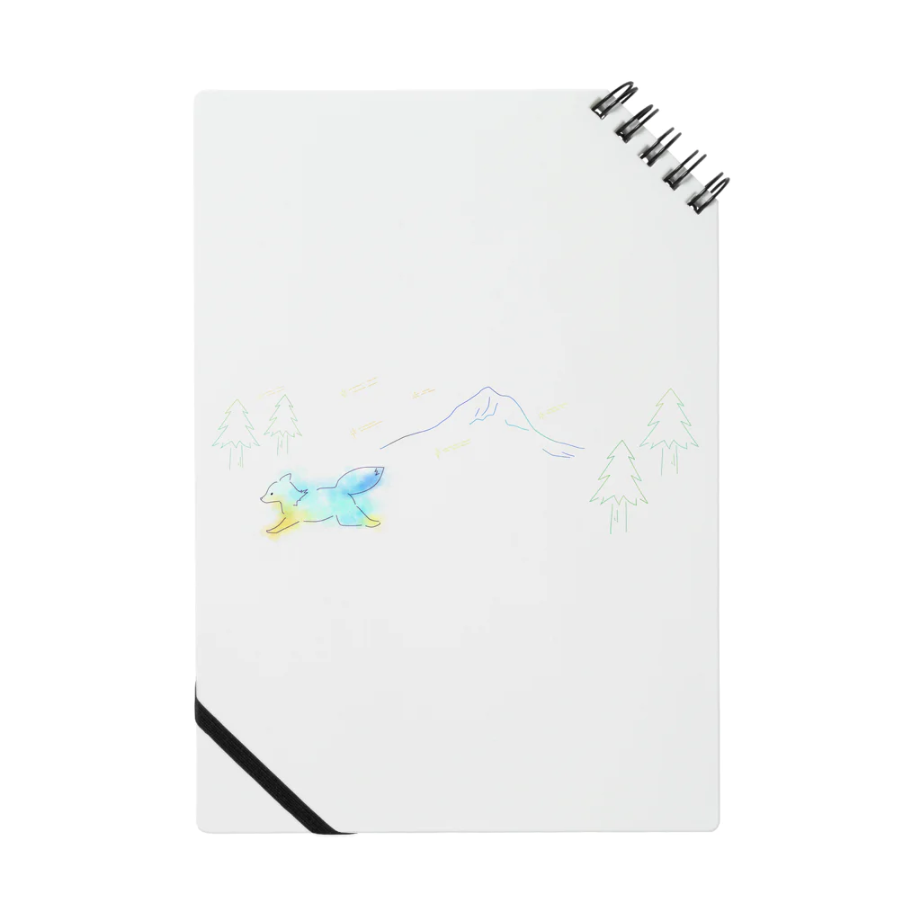 ちゃろの雪山キツネ Notebook