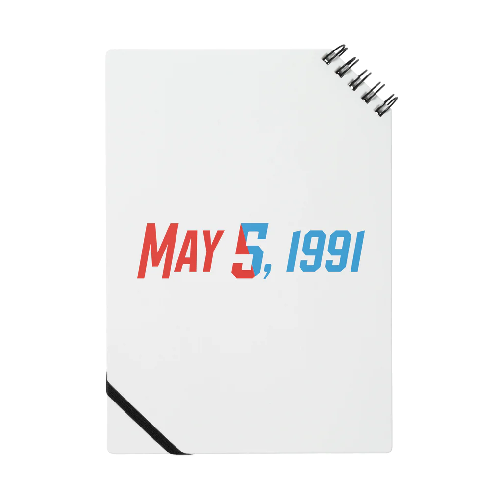 SANKAKU DESIGN STOREの1991年5月5日は彼らの記念日。 Notebook