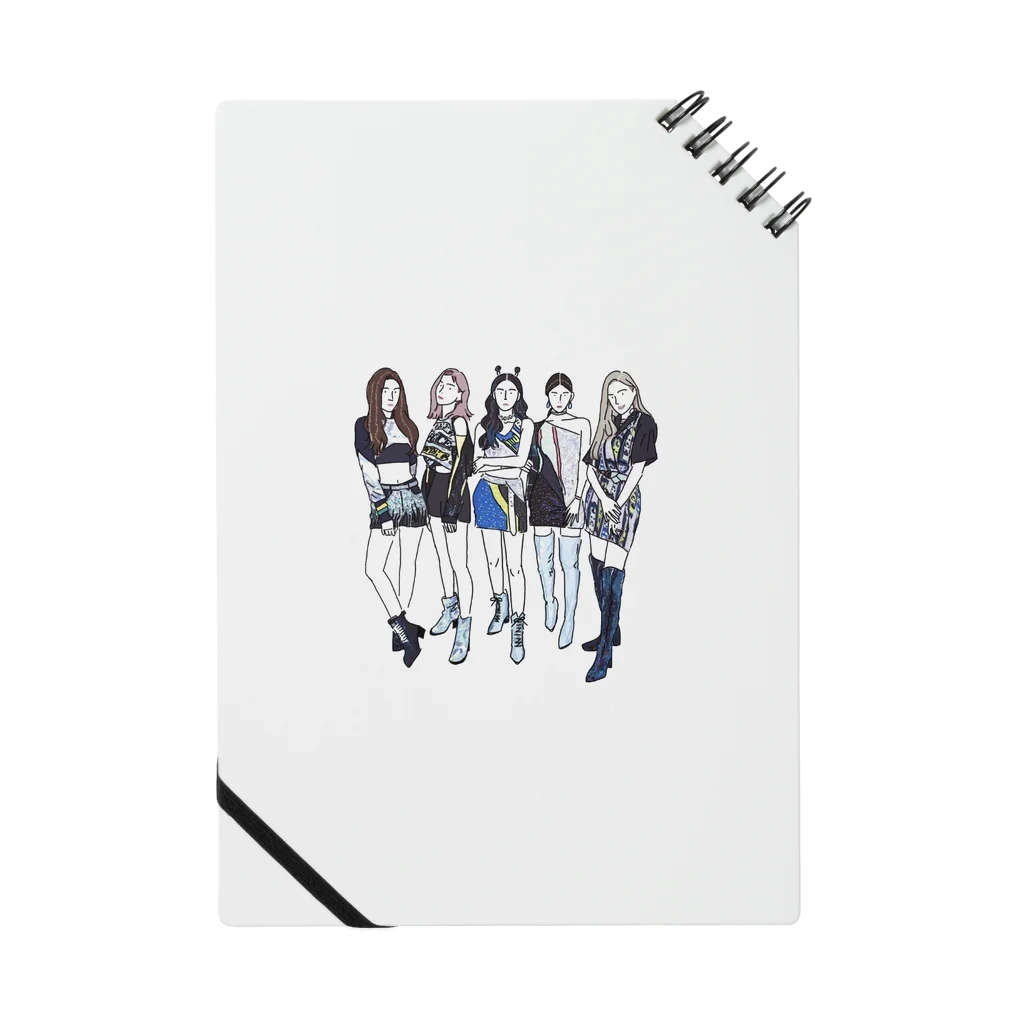 iwasakiの韓国 KPOP JYP ITZY ICY風 Notebook