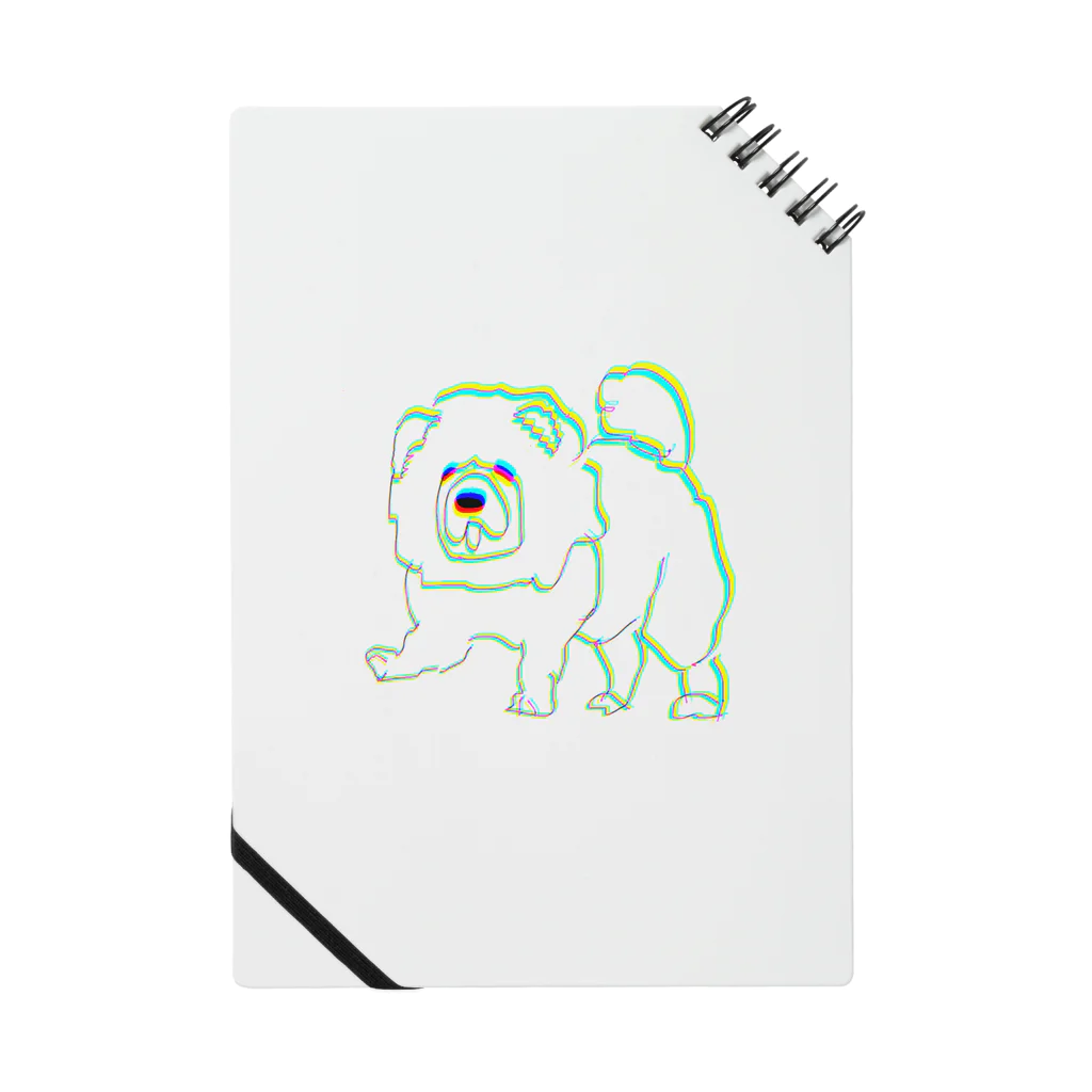 WORLDWIDEの犬チャウチャウ(ちょっと大) Notebook