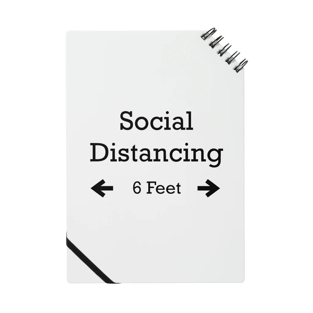 frankc8のSocial Distancing 6 Feet Notebook