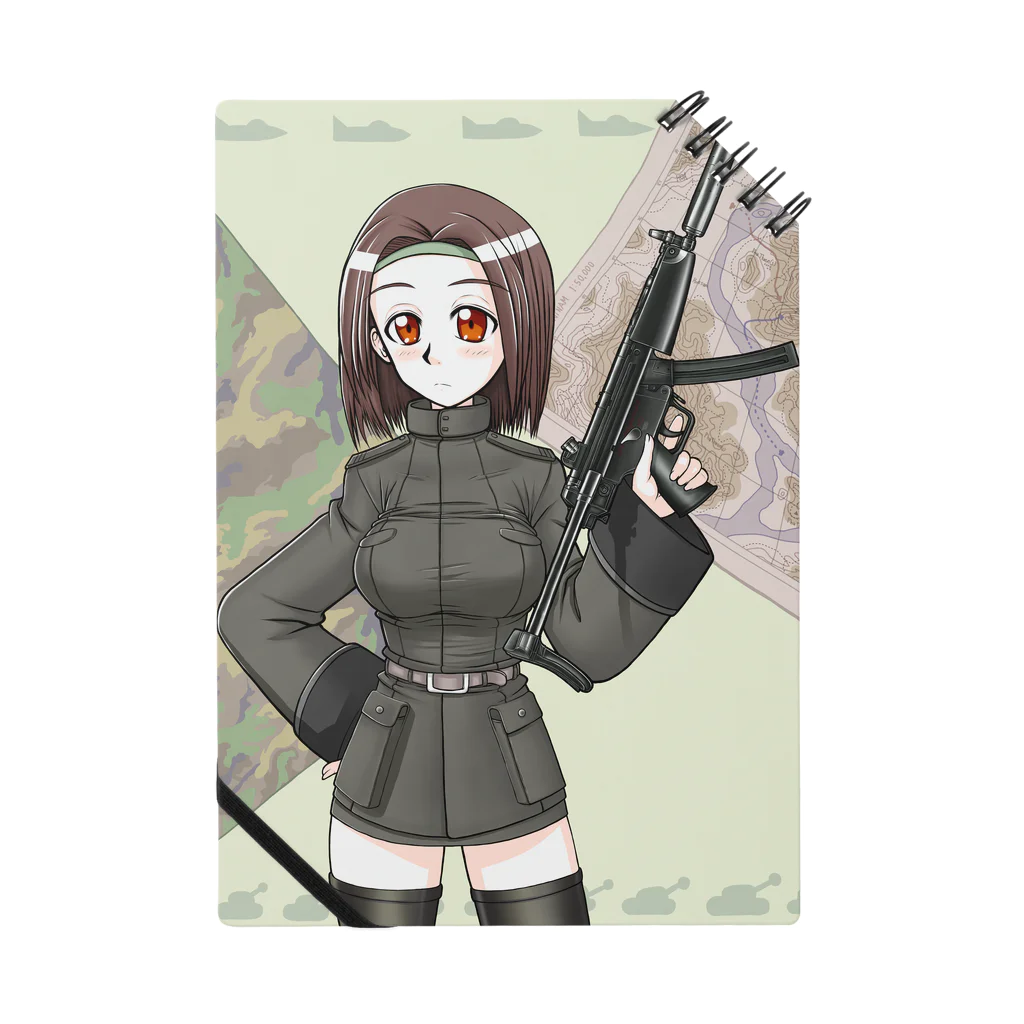 ドリルあたまの軍人の娘さん Notebook