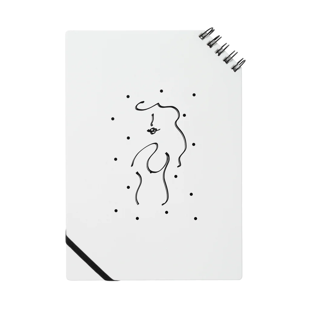 La lune SHOPのsexy dot Notebook