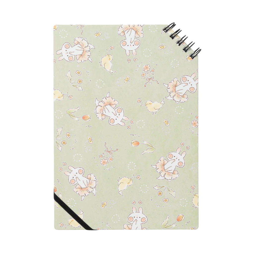 ＊momochy shop＊の春うさぎ(みどり) Notebook