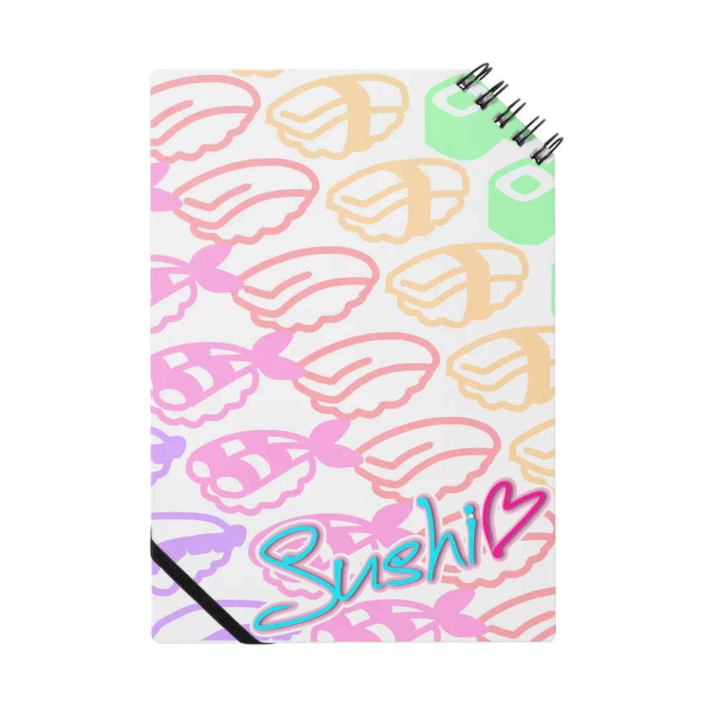 OH!SUSHI!のパステル寿司 ノート