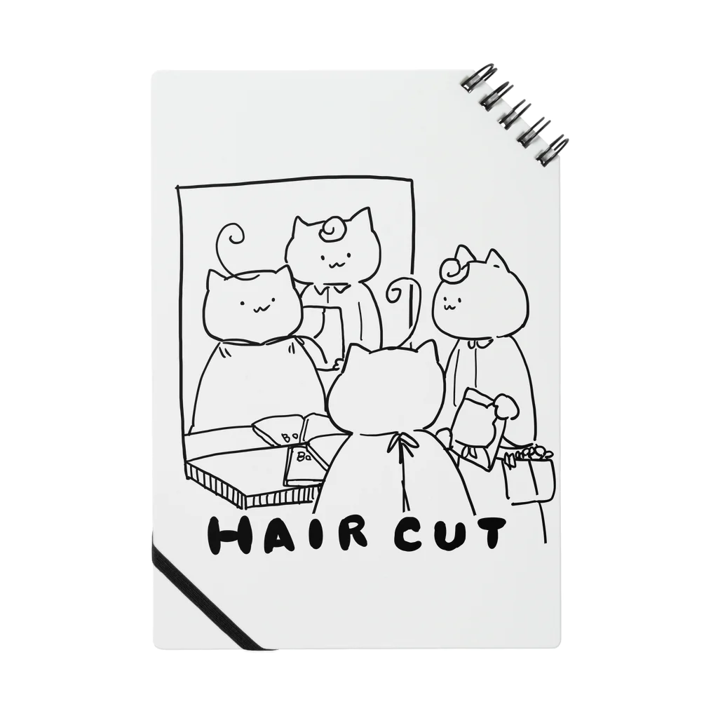 かにぱん工房のＨＡＩＲ　ＣＵＴ ノート