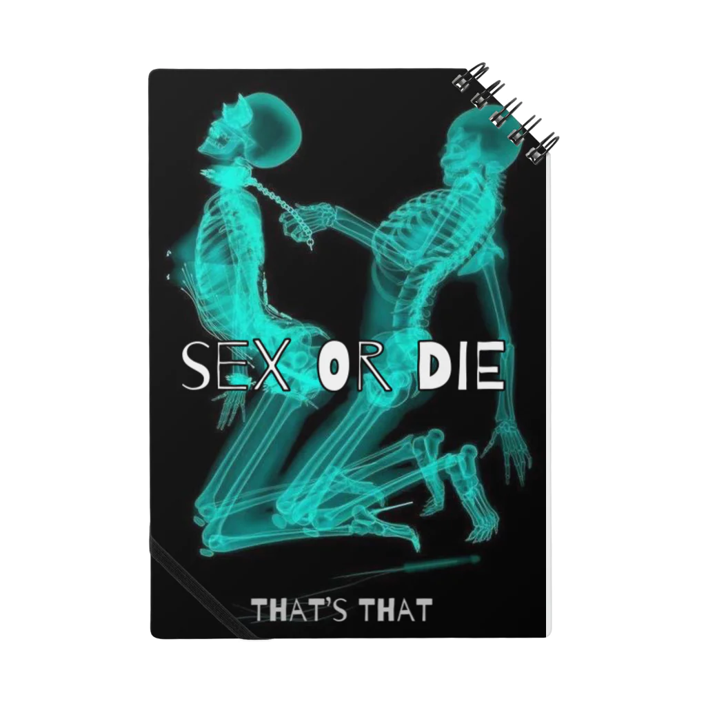 sex or die Notebook by NO,8 aka.8-Dogg ( 8_dogg_yokosuka ) ∞ SUZURI